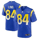 Zennovawear Men's Los Angeles Rams Hunter Long Royal Home Game Jersey