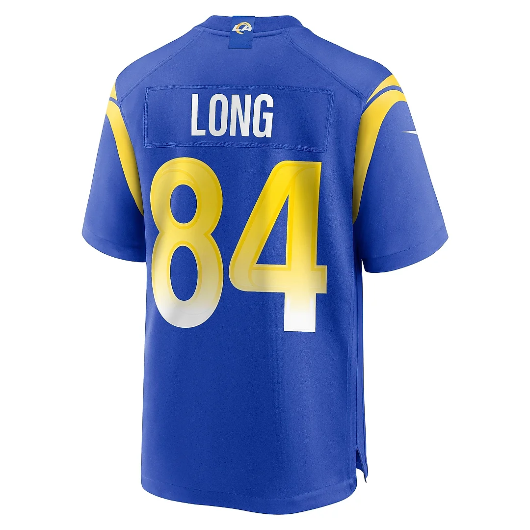 Zennovawear Men's Los Angeles Rams Hunter Long Royal Home Game Jersey
