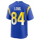 Zennovawear Men's Los Angeles Rams Hunter Long Royal Home Game Jersey