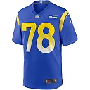 Zennovawear Men's Los Angeles Rams Jackie Slater Royal Game Retired Player Jersey