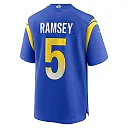Zennovawear Men's Los Angeles Rams Jalen Ramsey Royal Player Game Jersey