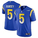 Zennovawear Men's Los Angeles Rams Jalen Ramsey Royal Team Vapor Limited Jersey