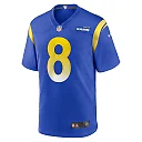 Zennovawear Men's Los Angeles Rams Jared Verse Royal Player Game Jersey