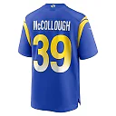 Zennovawear Men's Los Angeles Rams Jaylen McCollough Royal Game Jersey