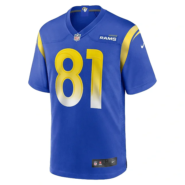 Zennovawear Men's Los Angeles Rams JJ Laap Royal Game Jersey