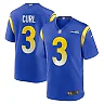 Zennovawear Men's Los Angeles Rams Kamren Curl Royal Game Jersey