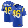 Zennovawear Men's Los Angeles Rams Kenny Logan Jr. Royal Game Jersey