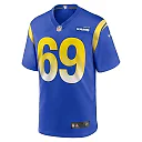 Zennovawear Men's Los Angeles Rams Kevin Dotson Royal Game Jersey