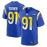 Zennovawear Men's Los Angeles Rams Kobie Turner Royal Home Game Jersey