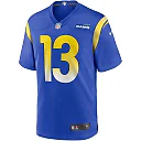 Zennovawear Men's Los Angeles Rams Kurt Warner Royal Game Retired Player Jersey