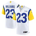 Zennovawear Men's Los Angeles Rams Kyren Williams White Game Jersey
