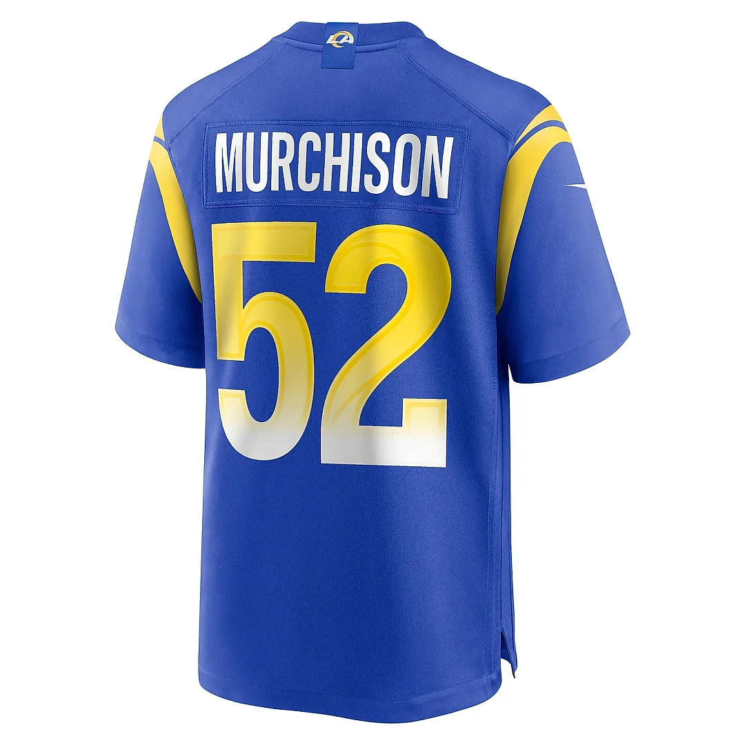 Zennovawear Men's Los Angeles Rams Larrell Murchison Royal Team Game Jersey