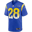 Zennovawear Men's Los Angeles Rams Marshall Faulk Royal Game Retired Player Jersey