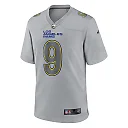 Zennovawear Men's Los Angeles Rams Matthew Stafford Gray Atmosphere Fashion Game Jersey