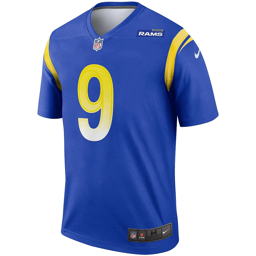 Zennovawear Men's Los Angeles Rams Matthew Stafford Royal Team Legend Player Performance Top