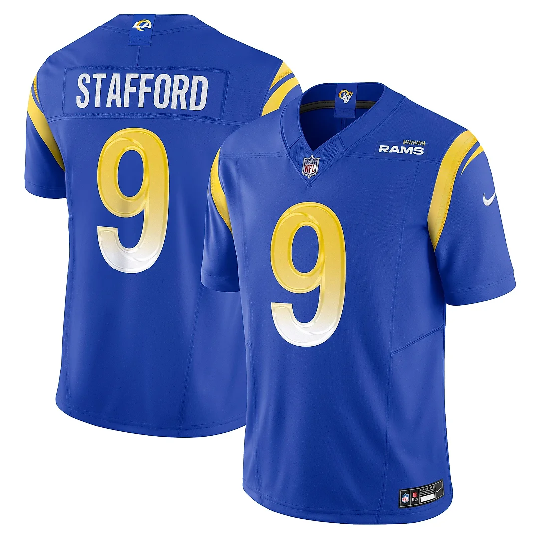 Zennovawear Men's Los Angeles Rams Matthew Stafford Royal Vapor F.U.S.E. Limited Jersey