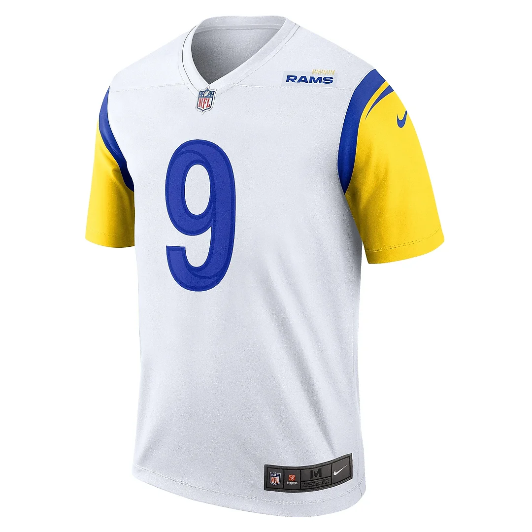 Zennovawear Men's Los Angeles Rams Matthew Stafford White Alternate Legend Player Performance Top