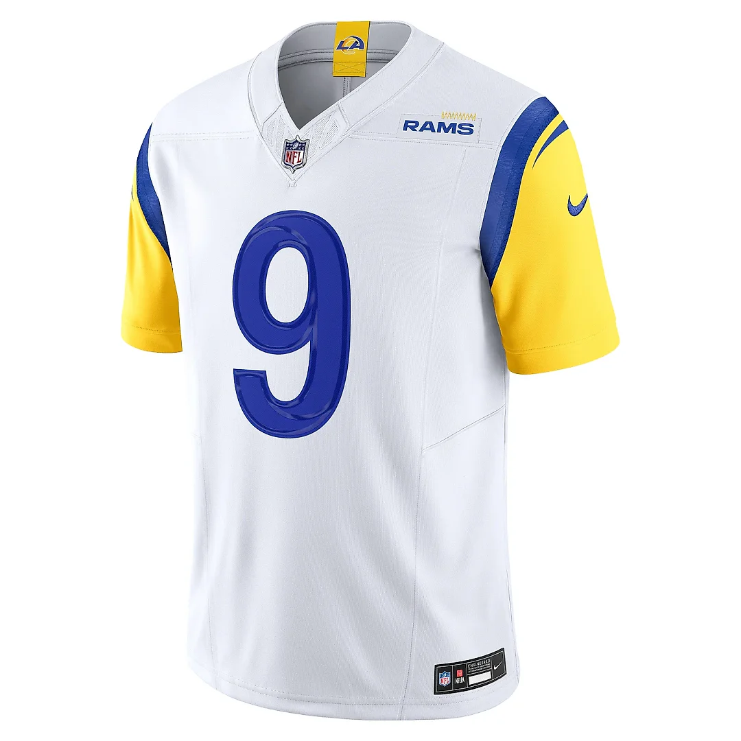 Zennovawear Men's Los Angeles Rams Matthew Stafford White Vapor F.U.S.E. Limited Jersey
