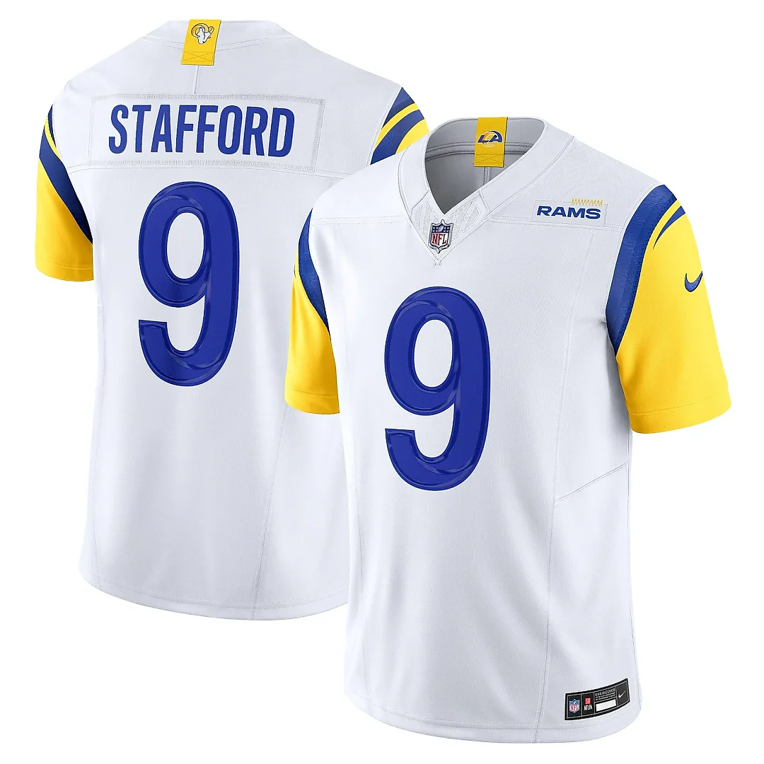Zennovawear Men's Los Angeles Rams Matthew Stafford White Vapor F.U.S.E. Limited Jersey