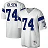 Zennovawear Men's Los Angeles Rams Merlin Olsen Mitchell & Ness White Legacy Jersey