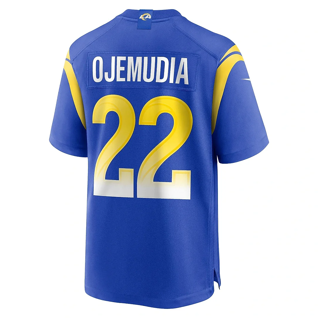 Zennovawear Men's Los Angeles Rams Michael Ojemudia Royal Game Jersey