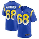 Zennovawear Men's Los Angeles Rams Mike McAllister Royal Home Game Jersey