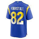 Zennovawear Men's Los Angeles Rams Miller Forristall Royal Game Jersey