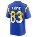 Zennovawear Men's Los Angeles Rams Nikola Kalinic Royal Game Jersey