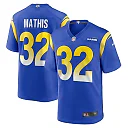 Zennovawear Men's Los Angeles Rams Ochaun Mathis Royal Home Game Jersey