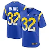 Zennovawear Men's Los Angeles Rams Ochaun Mathis Royal Home Game Jersey