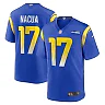 Zennovawear Men's Los Angeles Rams Puka Nacua Royal Home Game Jersey