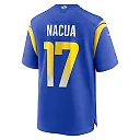 Zennovawear Men's Los Angeles Rams Puka Nacua Royal Home Game Jersey