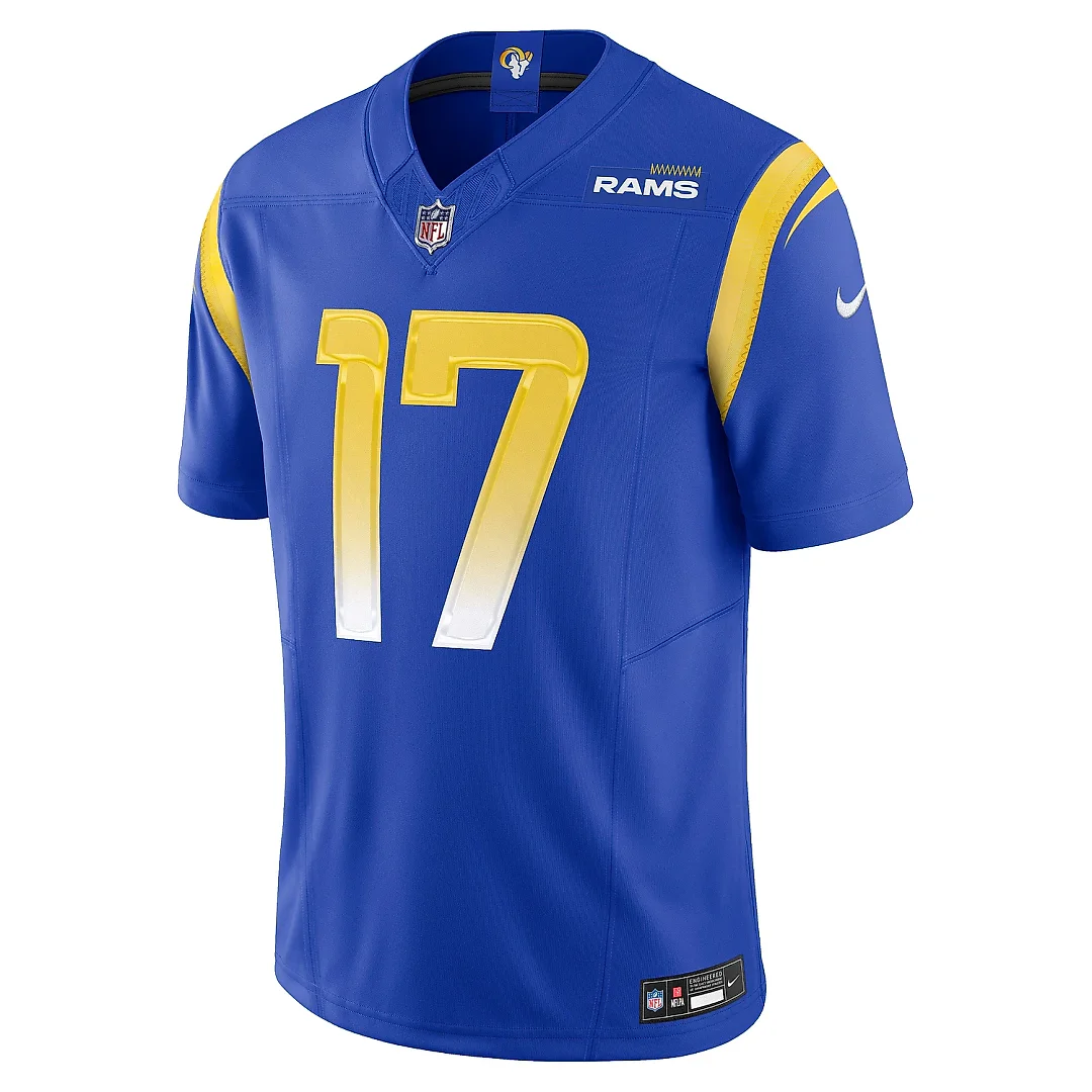 Zennovawear Men's Los Angeles Rams Puka Nacua Royal Vapor F.U.S.E. Limited Jersey