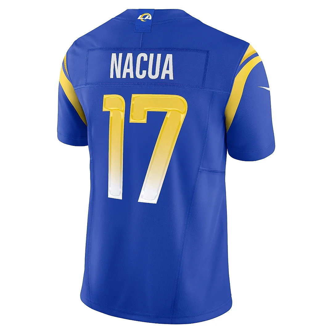 Zennovawear Men's Los Angeles Rams Puka Nacua Royal Vapor F.U.S.E. Limited Jersey