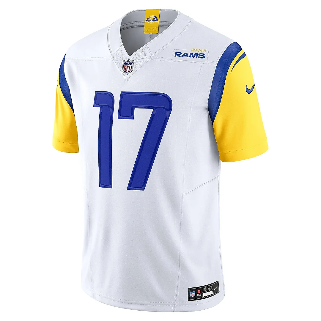 Zennovawear Men's Los Angeles Rams Puka Nacua White Vapor F.U.S.E. Limited Jersey