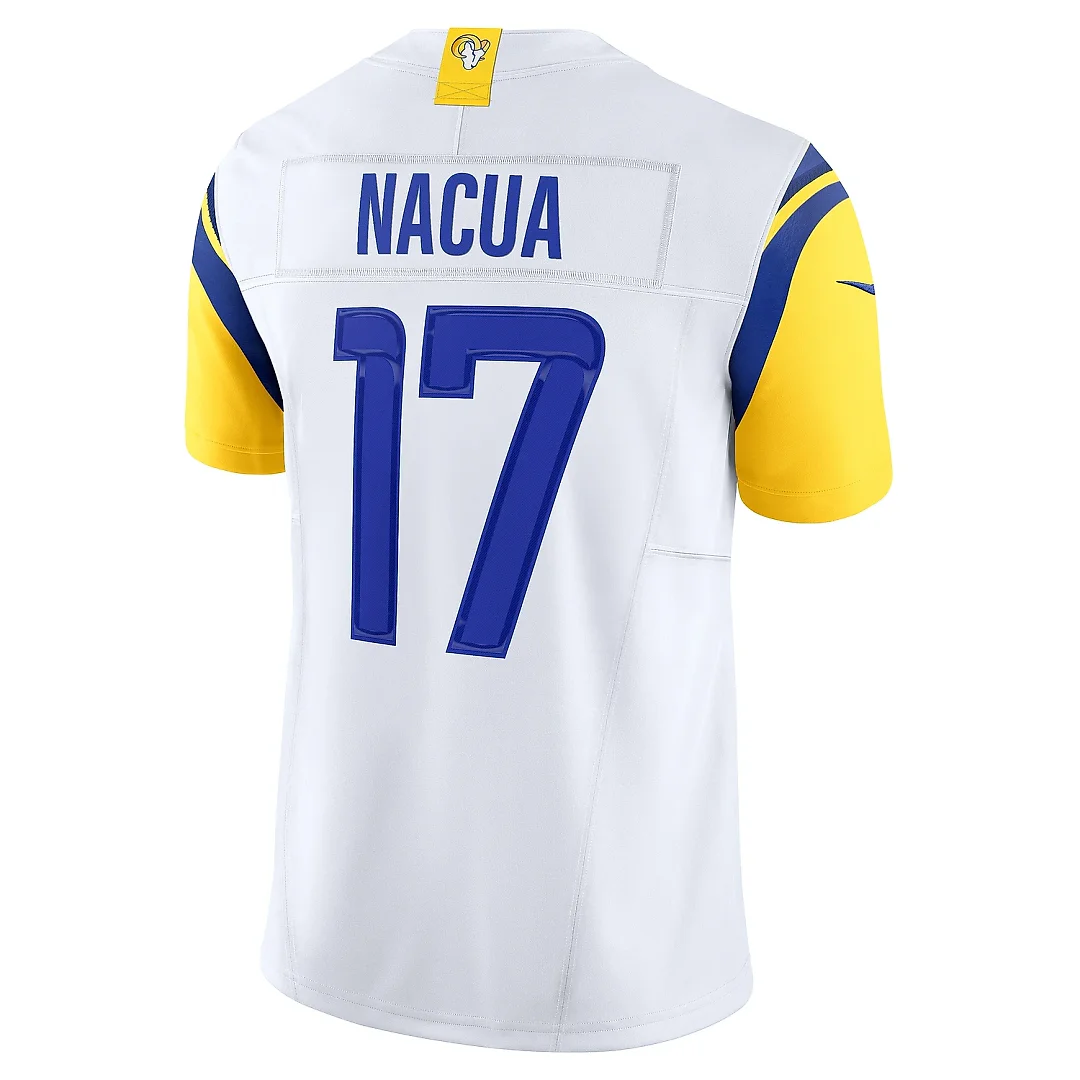Zennovawear Men's Los Angeles Rams Puka Nacua White Vapor F.U.S.E. Limited Jersey