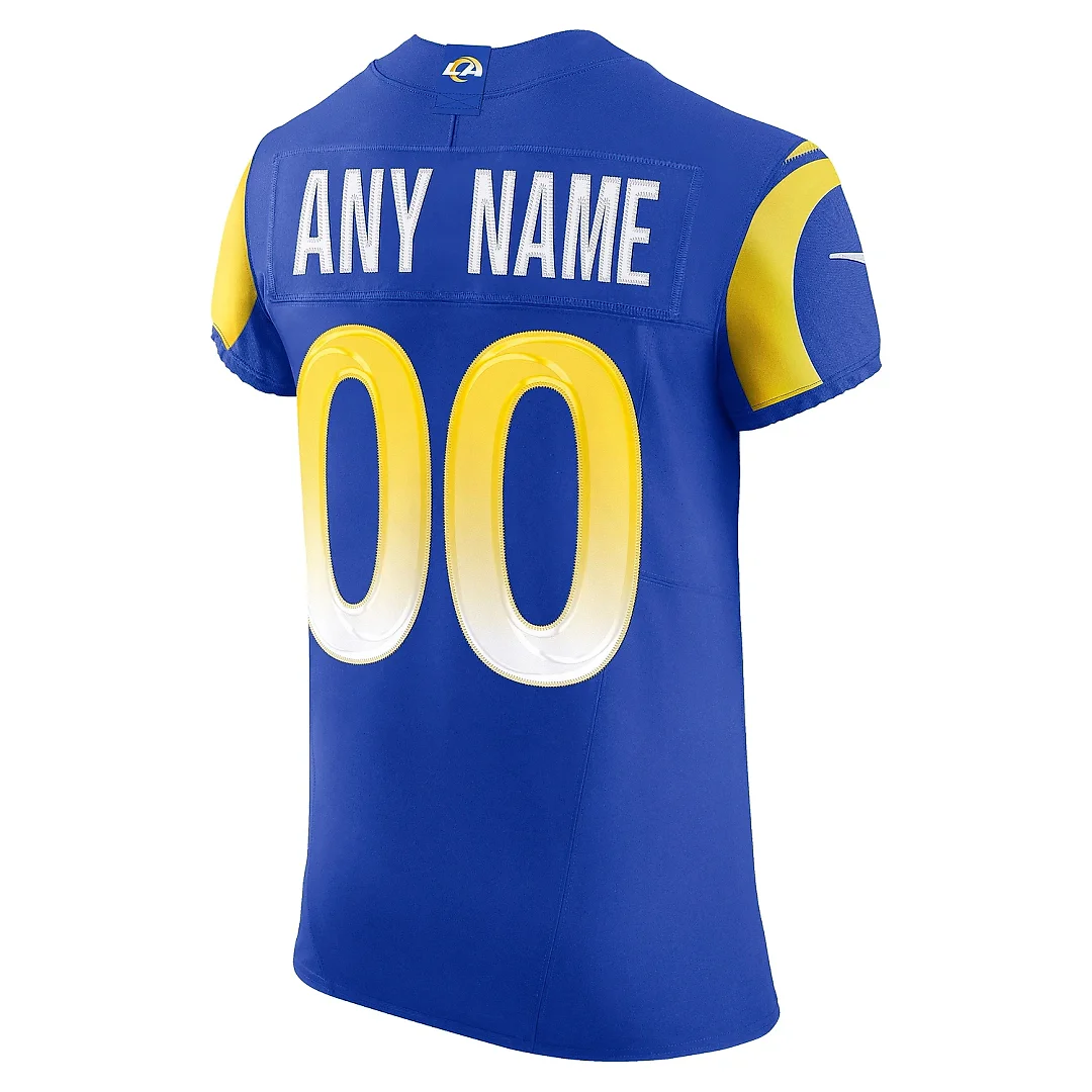 Zennovawear Men's Los Angeles Rams Royal Vapor F.U.S.E. Elite Custom Jersey