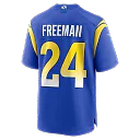 Zennovawear Men's Los Angeles Rams Royce Freeman Royal Game Jersey