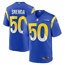 Zennovawear Men's Los Angeles Rams Ryan Smenda Royal Home Game Jersey