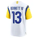 Zennovawear Men's Los Angeles Rams Stetson Bennett White Game Jersey