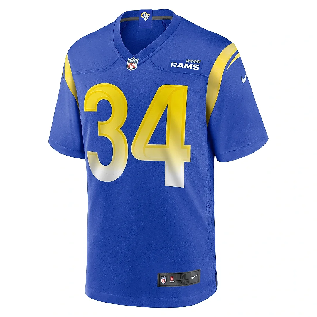 Zennovawear Men's Los Angeles Rams Tanner Ingle Royal Home Game Jersey