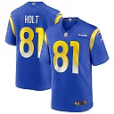 Zennovawear Men's Los Angeles Rams Torry Holt Royal Game Retired Player Jersey