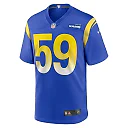 Zennovawear Men's Los Angeles Rams Troy Reeder Royal Team Game Jersey