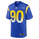 Zennovawear Men's Los Angeles Rams Tyler Davis Royal Team Game Jersey