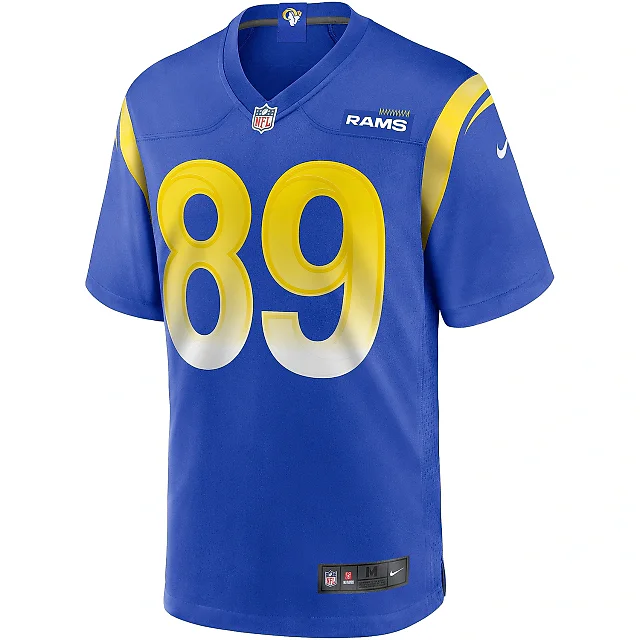 Zennovawear Men's Los Angeles Rams Tyler Higbee Royal Game Player Jersey