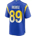Zennovawear Men's Los Angeles Rams Tyler Higbee Royal Game Player Jersey
