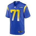 Zennovawear Men's Los Angeles Rams Warren McClendon Jr. Royal Team Game Jersey