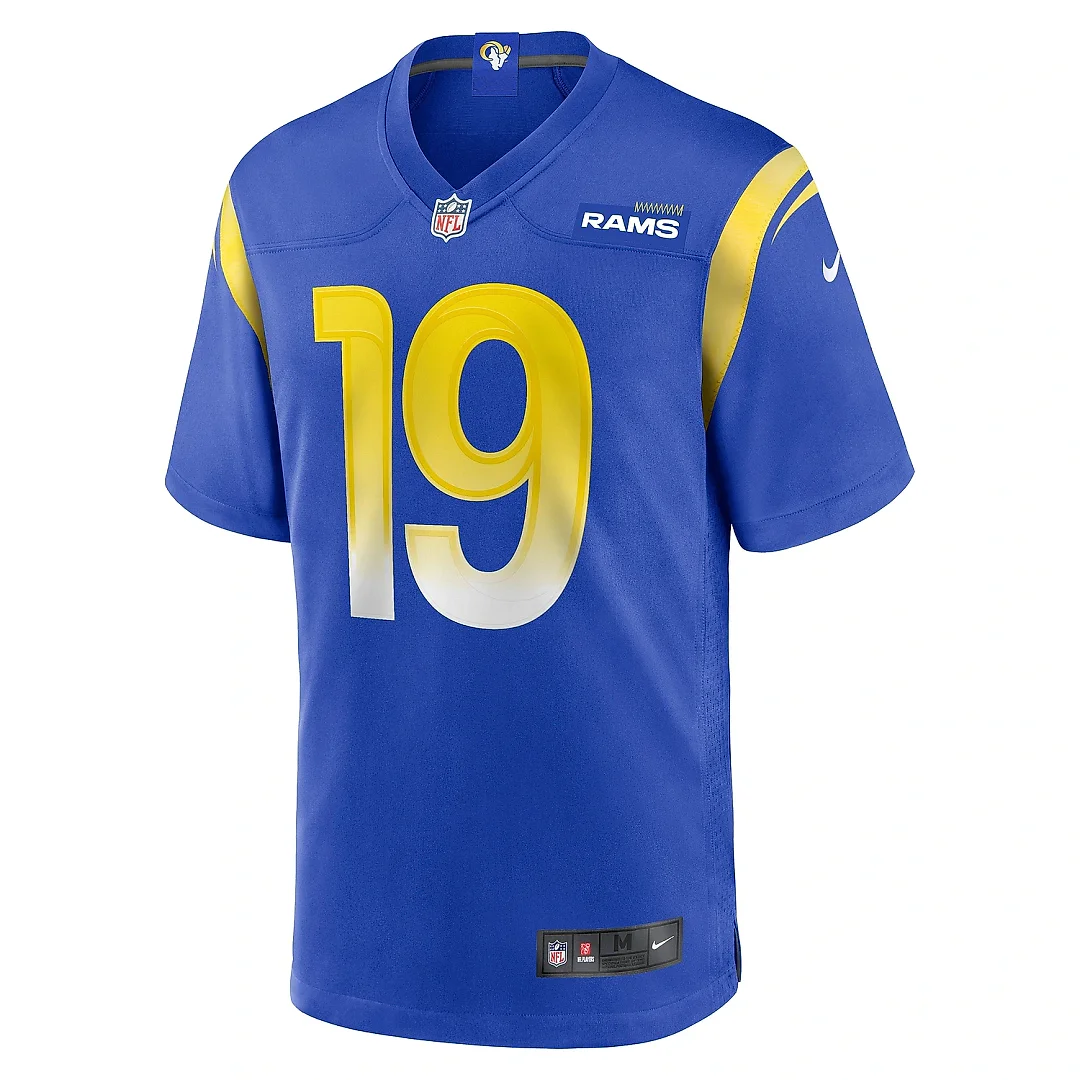 Zennovawear Men's Los Angeles Rams Xavier Smith Royal Home Game Jersey