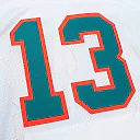 Zennovawear Men's Miami Dolphins 1995 Dan Marino Mitchell & Ness White Throwback Retired Player Pocket Jersey