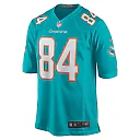 Zennovawear Men's Miami Dolphins Anthony Schwartz Aqua Team Game Jersey